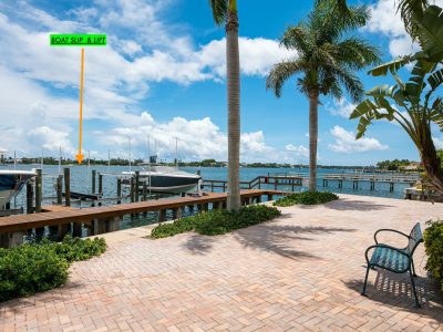 Dock For Rent At FOR SALE Boat slip W/never-used 24000 lbs Hurricane Boat Lift